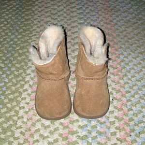 UGG Tan Kids Boots with Cream Lining
